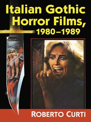 cover image of Italian Gothic Horror Films, 1980-1989